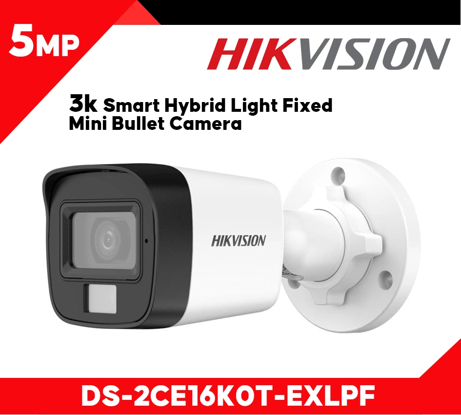 DS-2CE16K0T-EXIPF 5MP Smart Hybrid Bullet – view 3